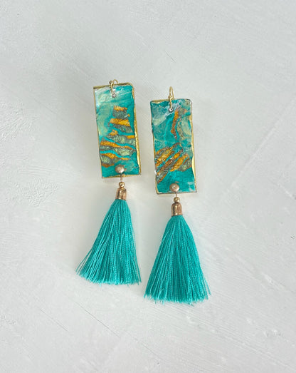 Aqua Tassel